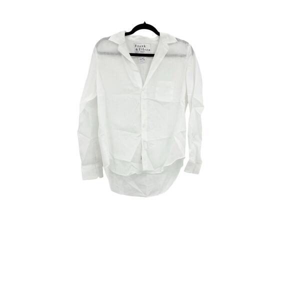 Frank & Eileen - Eileen Relaxed Button Up in White Linen Size XXS NWOT - Picture 11 of 12